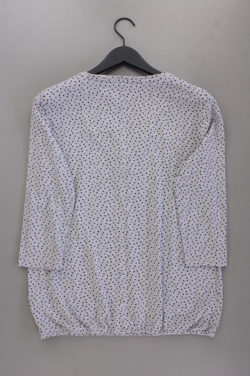 Tom Tailor Classic Shirt Gr. XL gepunktet 3/4 Ärmel grau aus Baumwolle