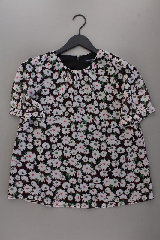 French Connection Kurzarmbluse Gr. XS mit Blumenmuster mehrfarbig