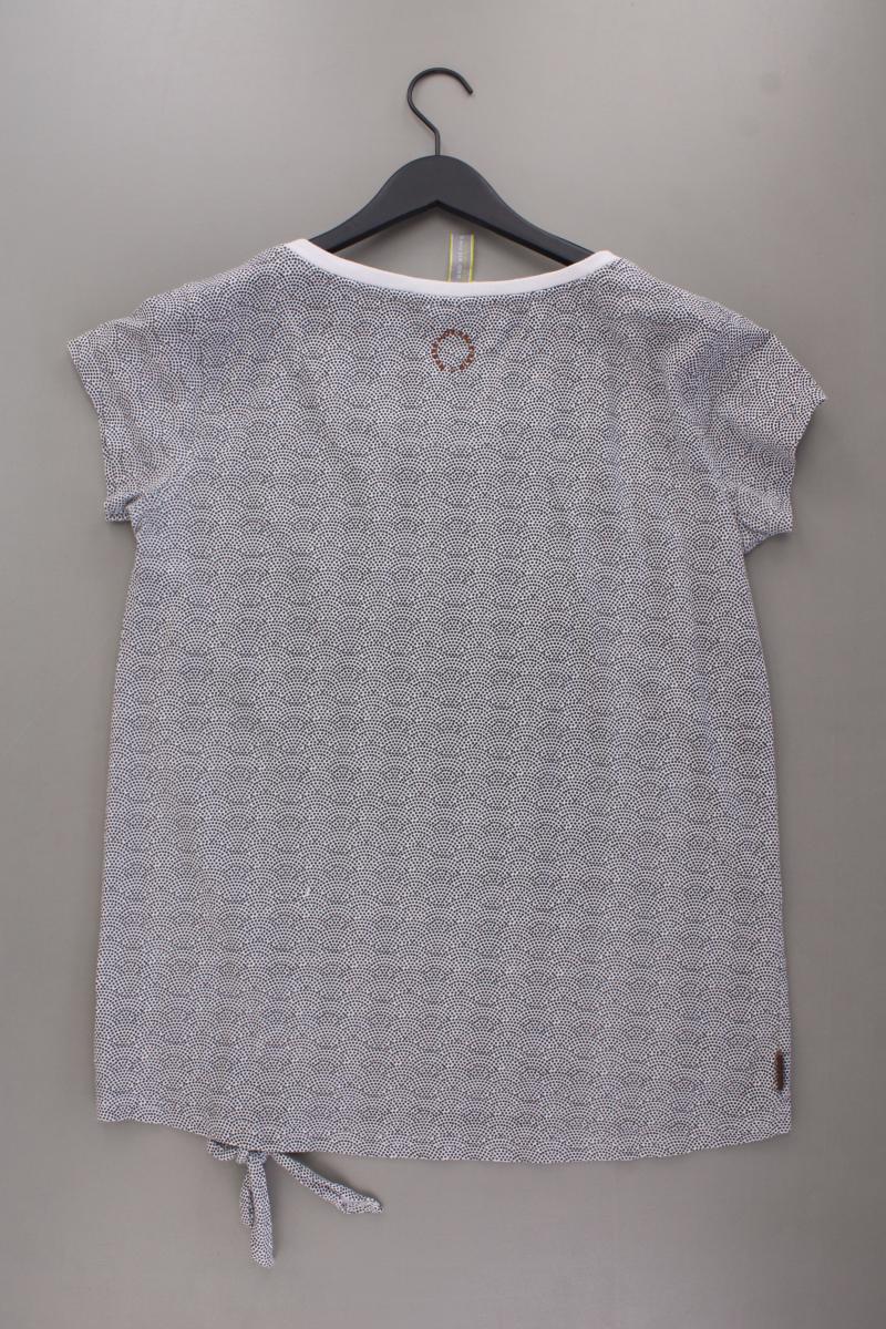 ALIFE AND KICKIN Longshirt Gr. XL gepunktet Kurzarm grau aus Baumwolle