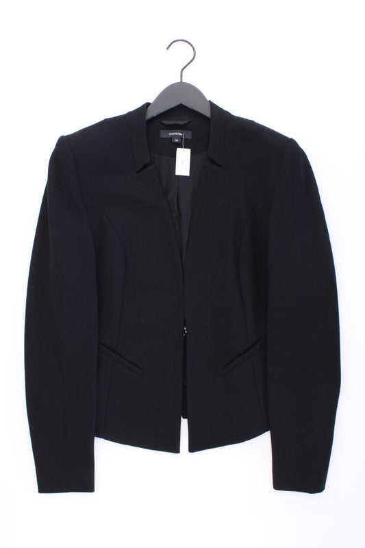 comma, Classic Blazer Gr. 42 schwarz aus Viskose