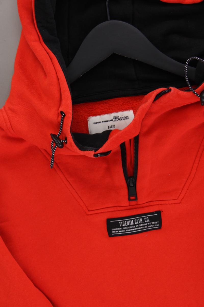Tom Tailor (Denim) Hoodie für Herren Gr. L orange aus Baumwolle