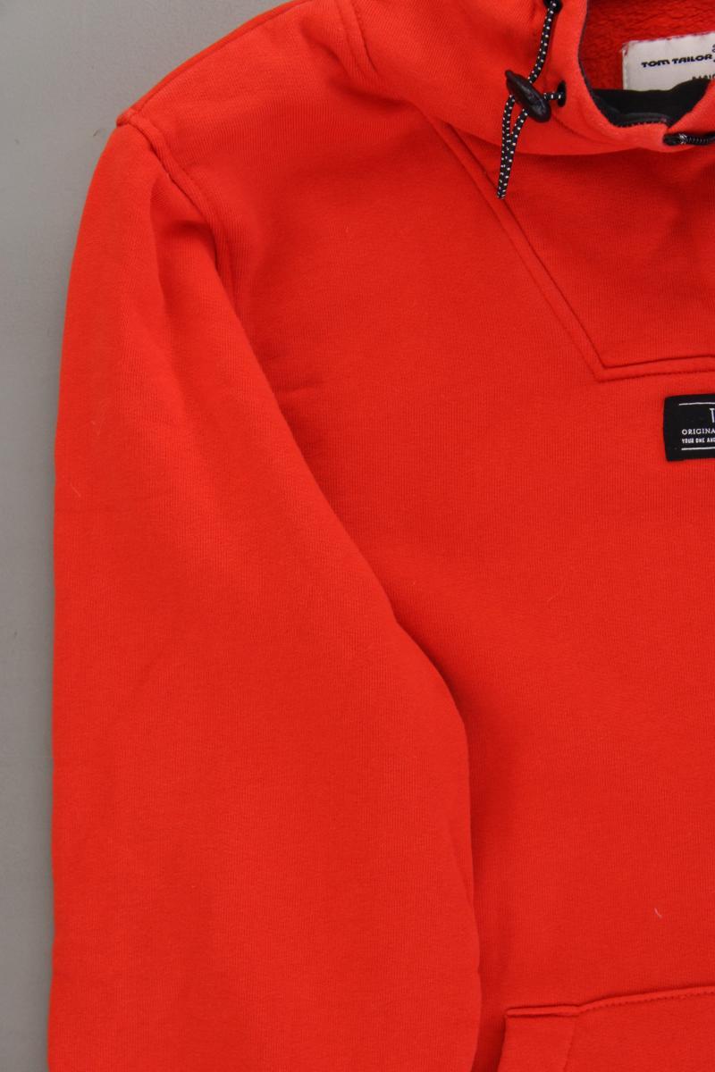 Tom Tailor (Denim) Hoodie für Herren Gr. L orange aus Baumwolle