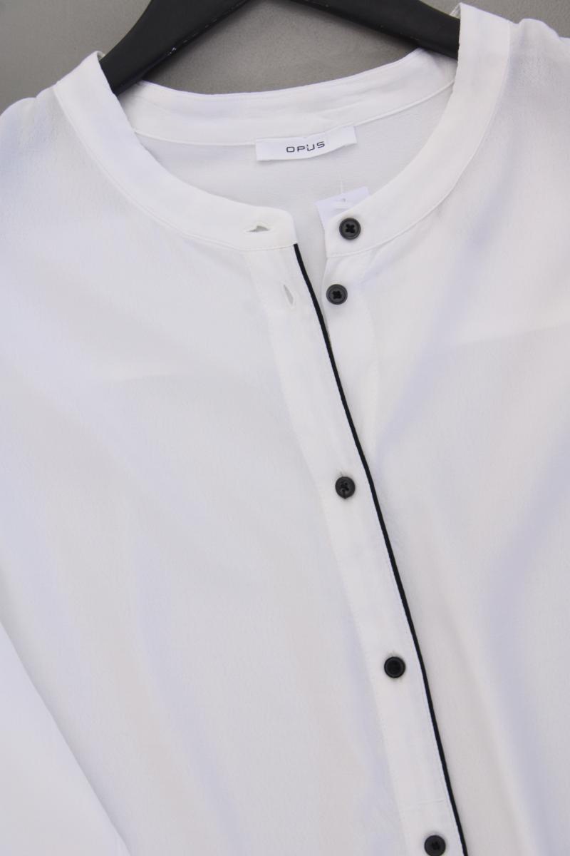 Opus Bluse Modell Fanisa Gr. 44 neuwertig Langarm weiß aus Viskose