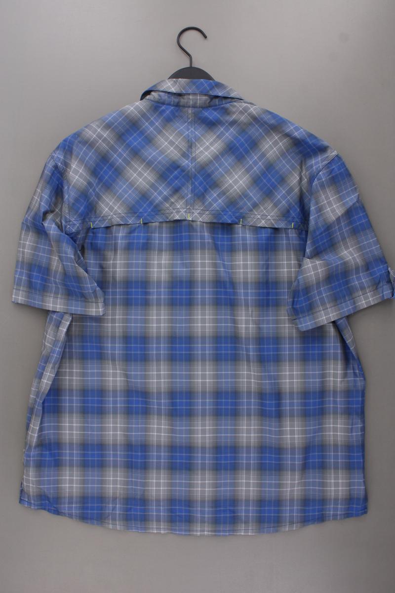 Mckinley Karohemd für Herren Gr. XXL kariert Kurzarm blau aus Polyester