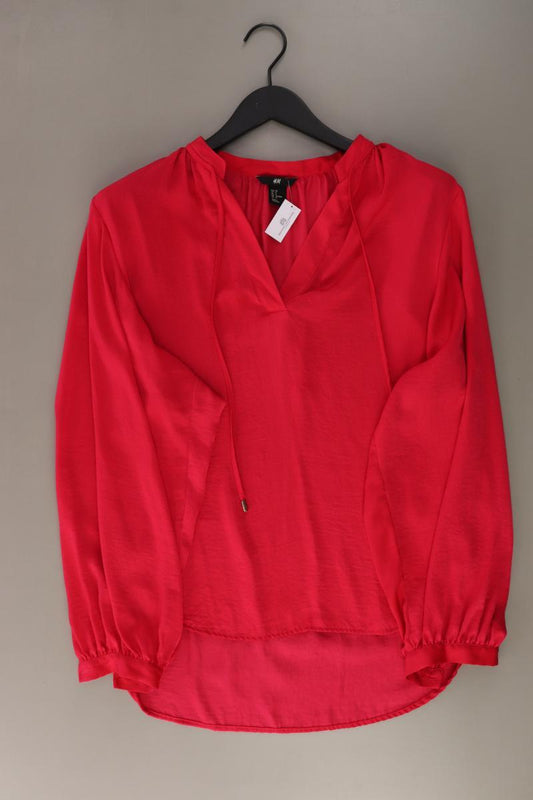 H&M Bluse Gr. 38 Langarm pink aus Polyester
