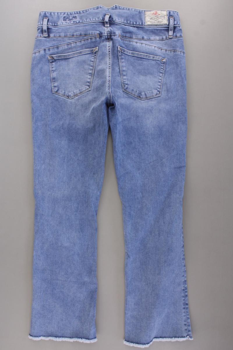 Herrlicher Boot Cut Jeans Gr. W32 Modell Pearl Boot Cropped blau aus Baumwolle