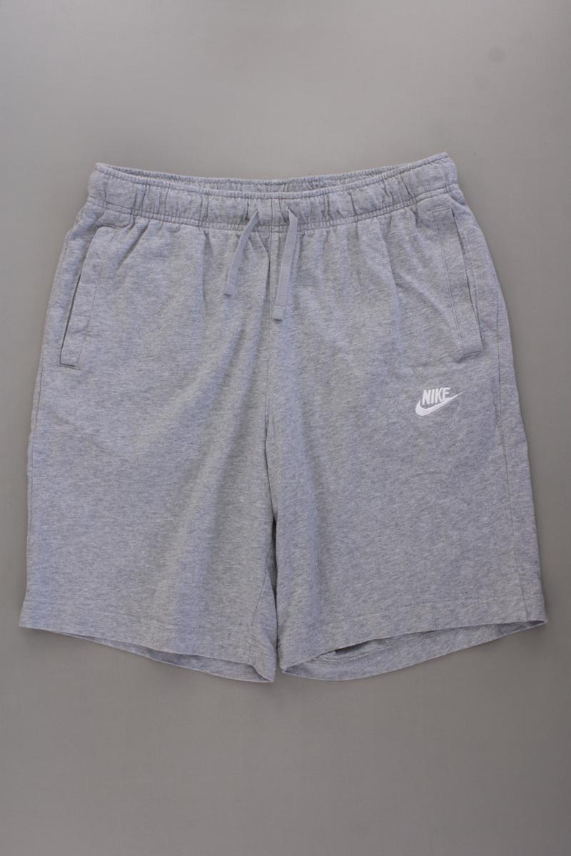 Nike Sweatshorts für Herren Gr. M grau aus Baumwolle