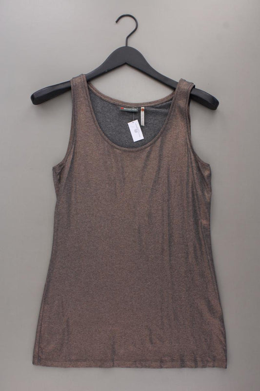 Street One Trägertop Gr. 40 neuwertig mit Glitzer gold