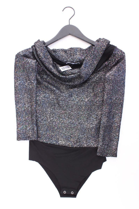 Zara Shirtbody Gr. S neuwertig 3/4 Ärmel mit Glitzer mit Carmen-Ausschnitt