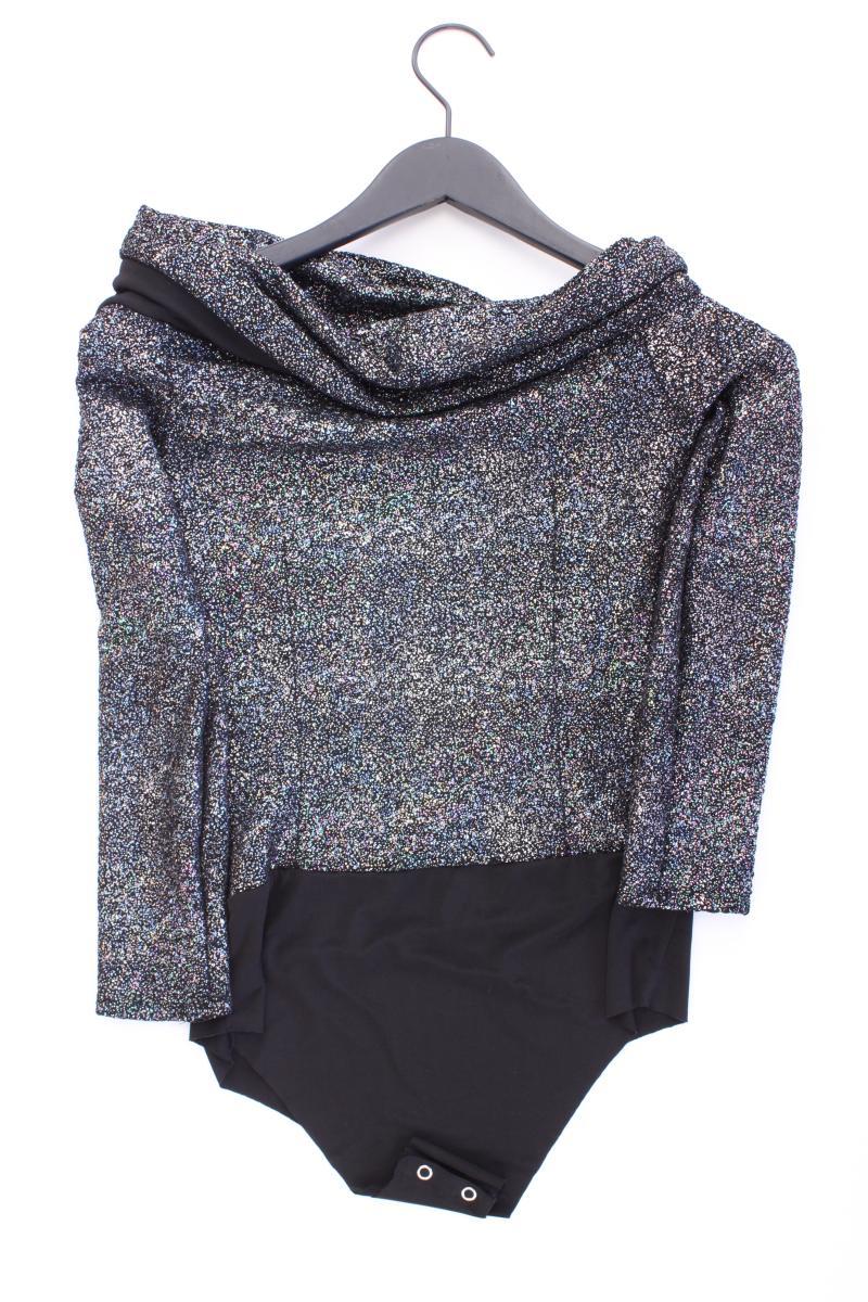 Zara Shirtbody Gr. S neuwertig 3/4 Ärmel mit Glitzer mit Carmen-Ausschnitt