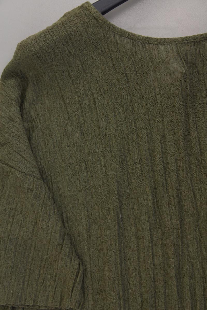 Orsay Shirt Gr. 44 Kurzarm olivgrün