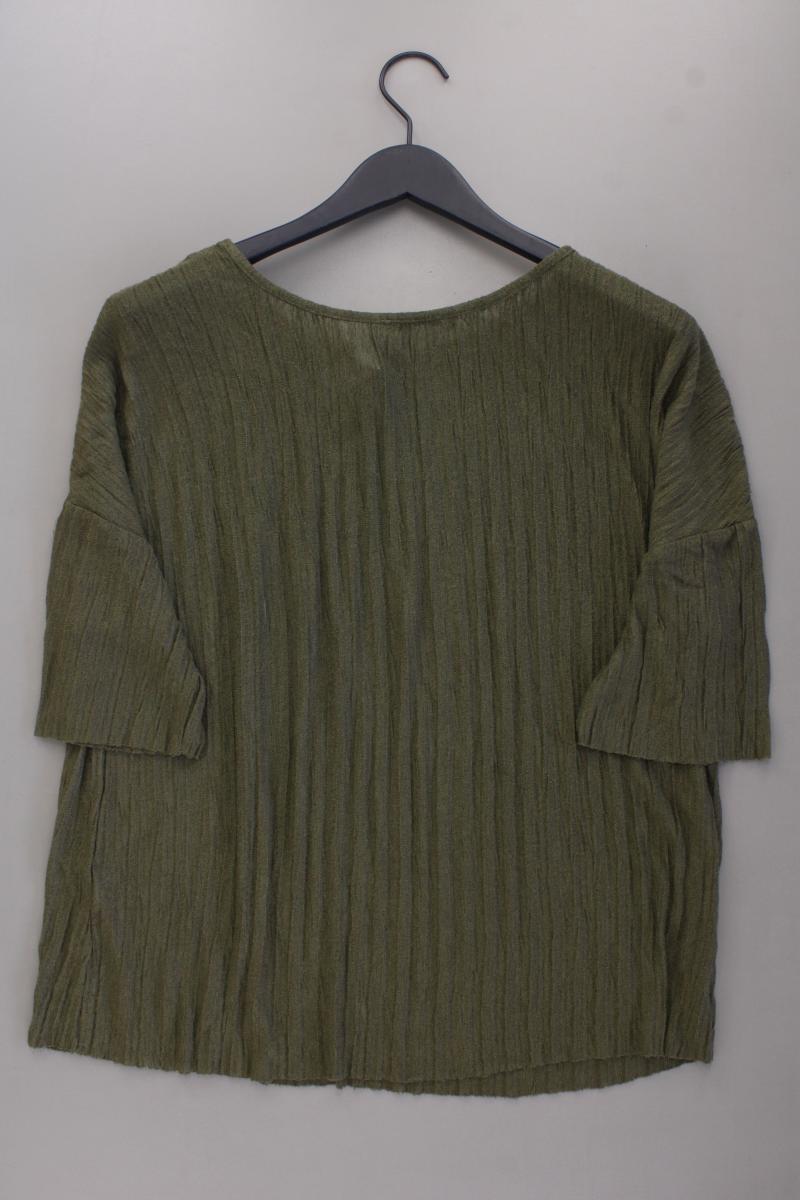 Orsay Shirt Gr. 44 Kurzarm olivgrün