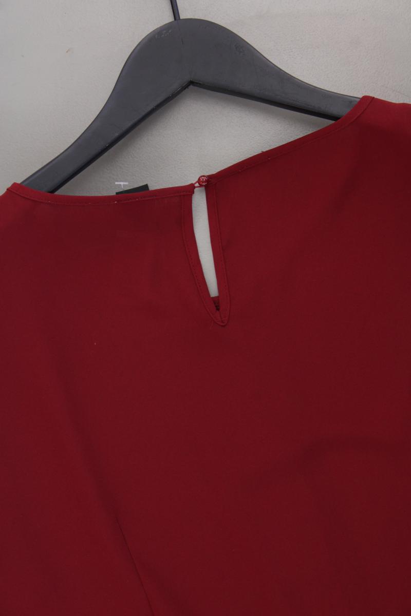 s.Oliver Kurzarmbluse Gr. 38 rot aus Polyester