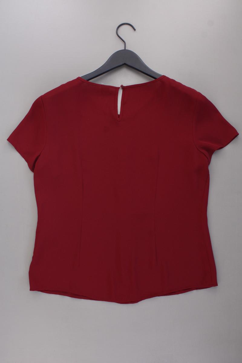 s.Oliver Kurzarmbluse Gr. 38 rot aus Polyester
