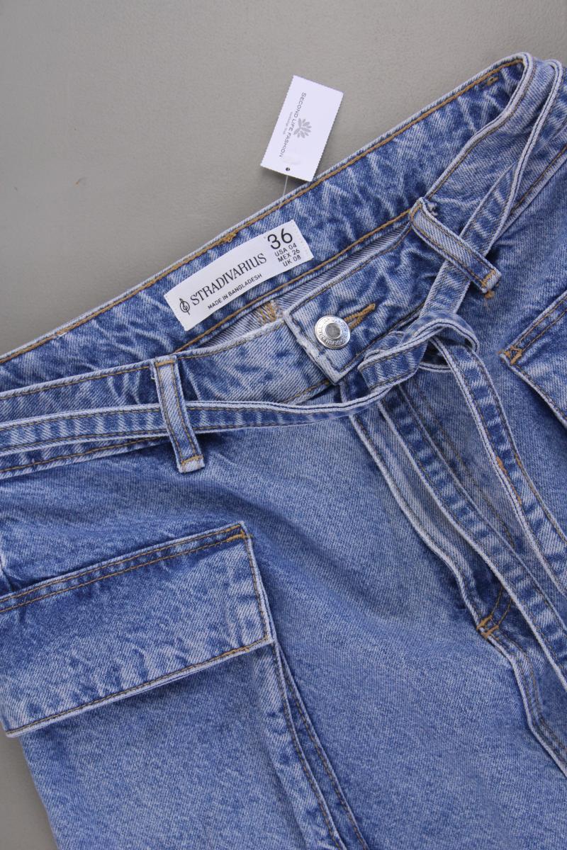 Stradivarius Jeansrock Gr. 36 blau