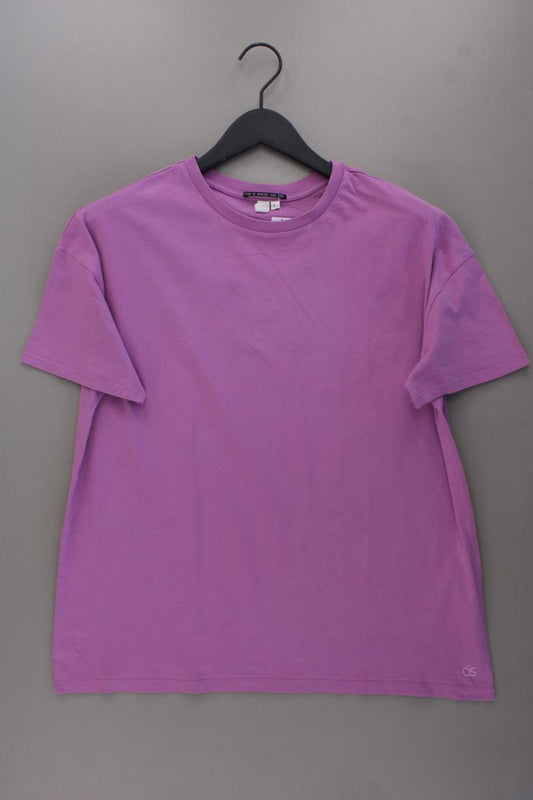 QS by s.Oliver T-Shirt Gr. L Kurzarm lila aus Baumwolle