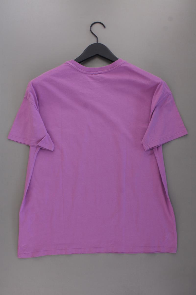 QS by s.Oliver T-Shirt Gr. L Kurzarm lila aus Baumwolle
