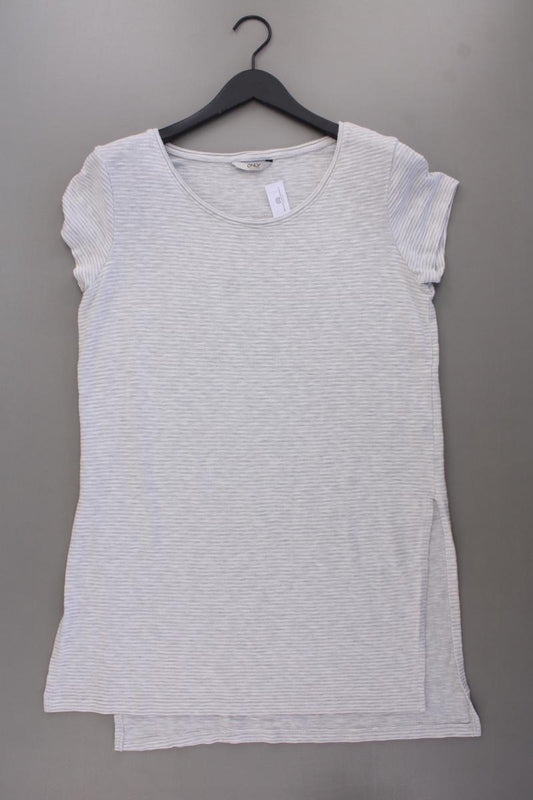 Only Longshirt Gr. XL Kurzarm grau aus Viskose