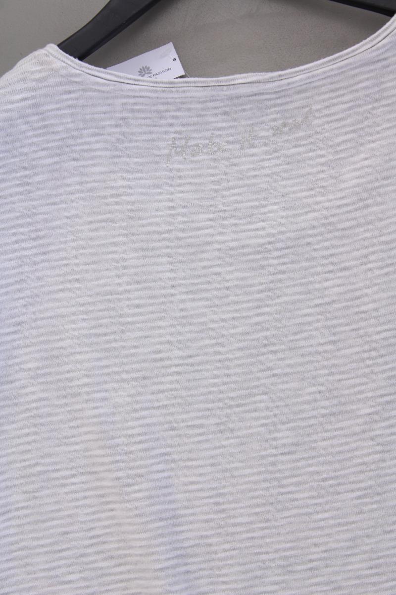 Only Longshirt Gr. XL Kurzarm grau aus Viskose