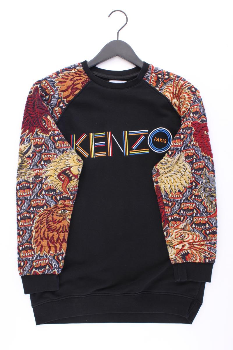 Kenzo Langarmpullover für Herren Gr. XL schwarz aus Baumwolle