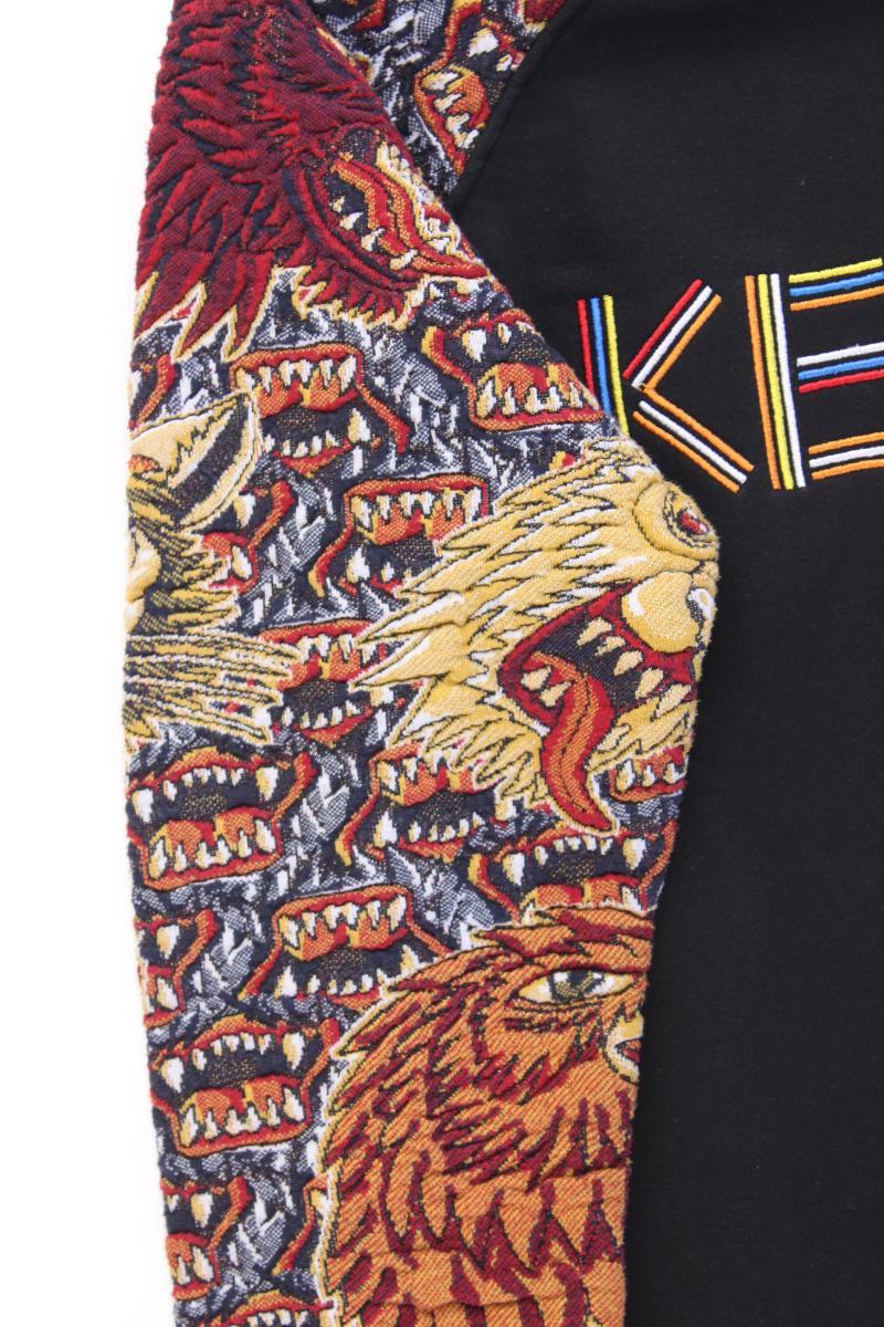 Kenzo Langarmpullover für Herren Gr. XL schwarz aus Baumwolle