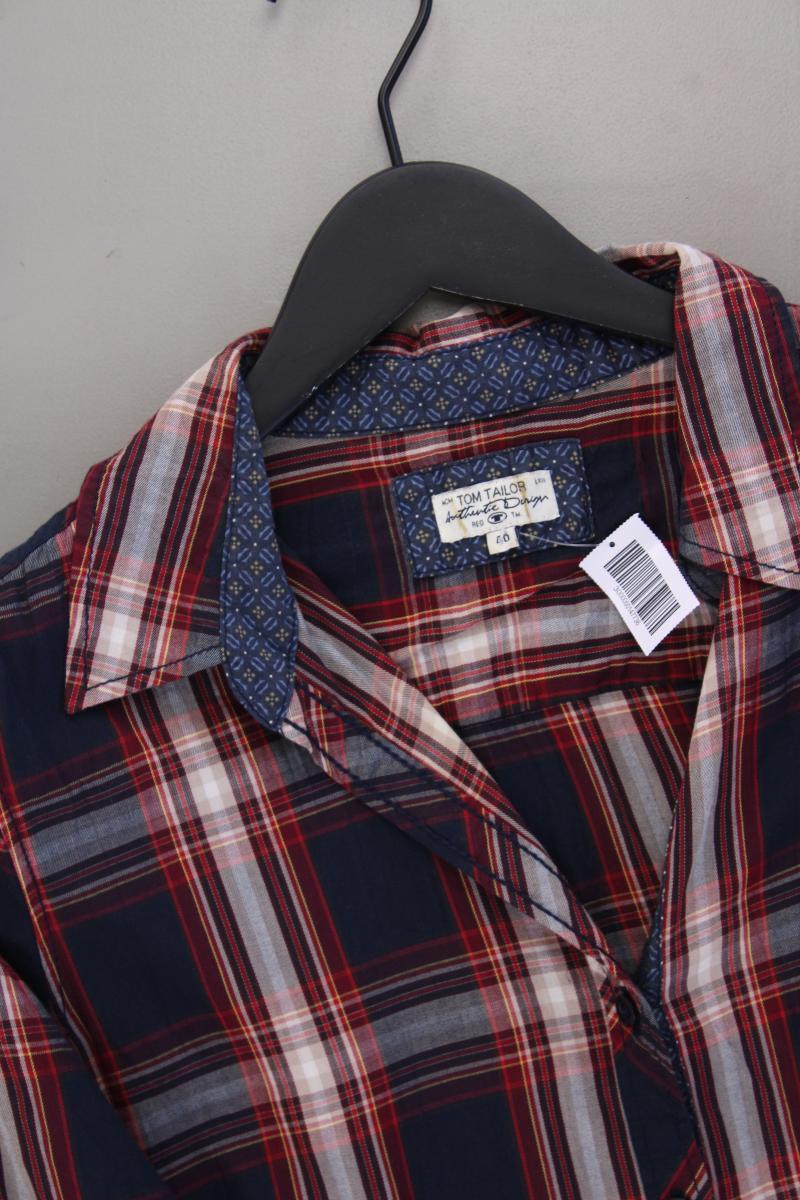 Tom Tailor Karobluse Gr. 40 kariert Langarm mehrfarbig