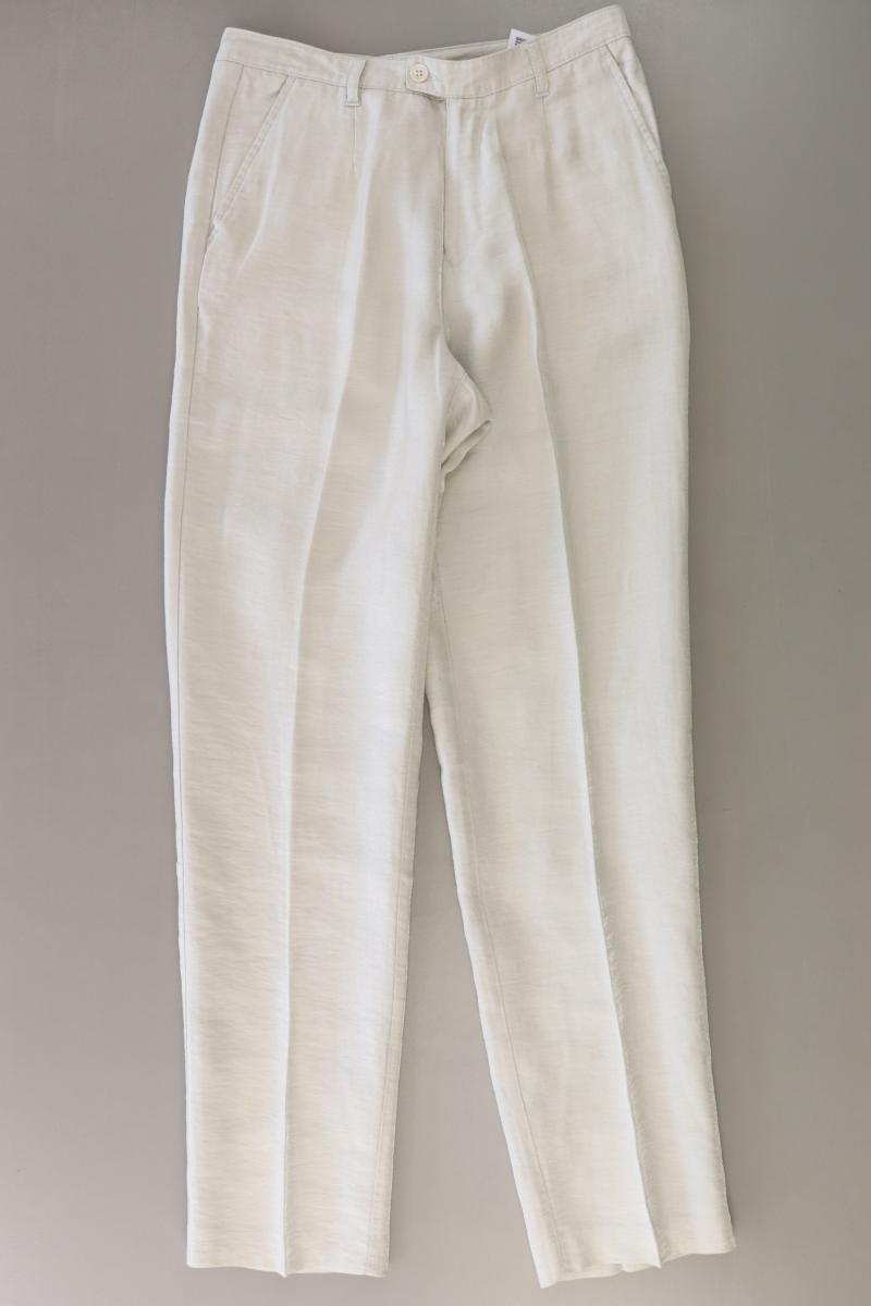 Stefanel Hose mit Leinen Gr. IT 42 (S) Vintage grau aus Rayon