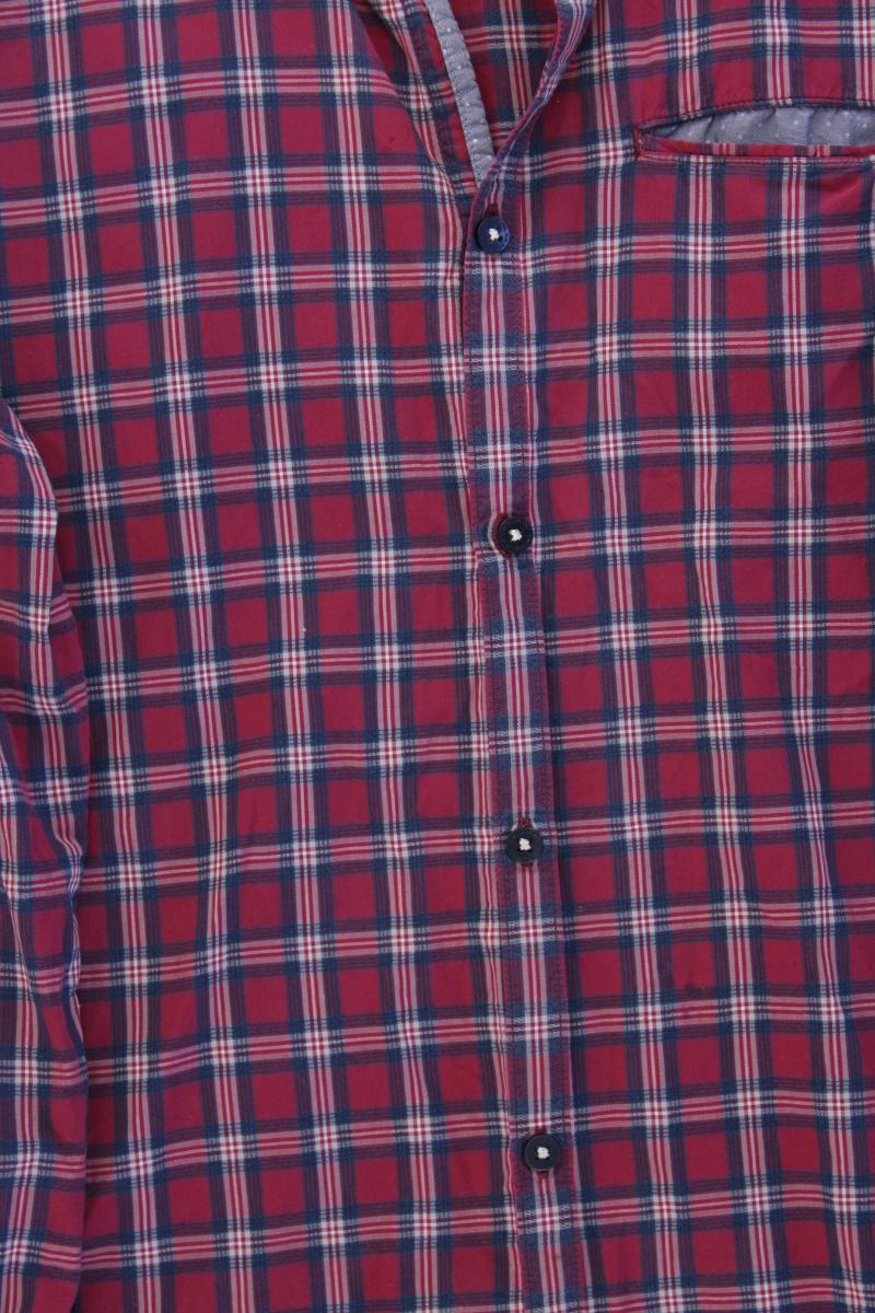 Tom Tailor Karohemd für Herren Gr. XL kariert Langarm rot
