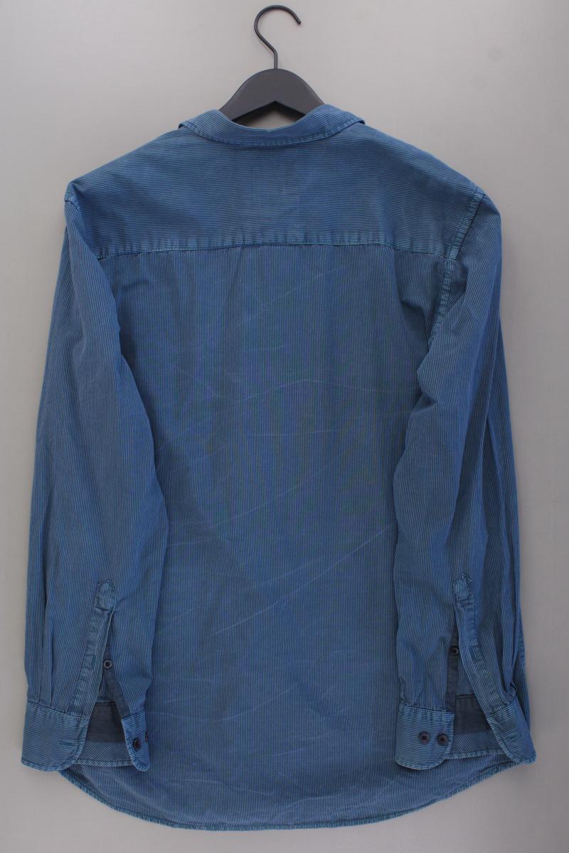 Engbers Langarmhemd für Herren Gr. XL gestreift blau