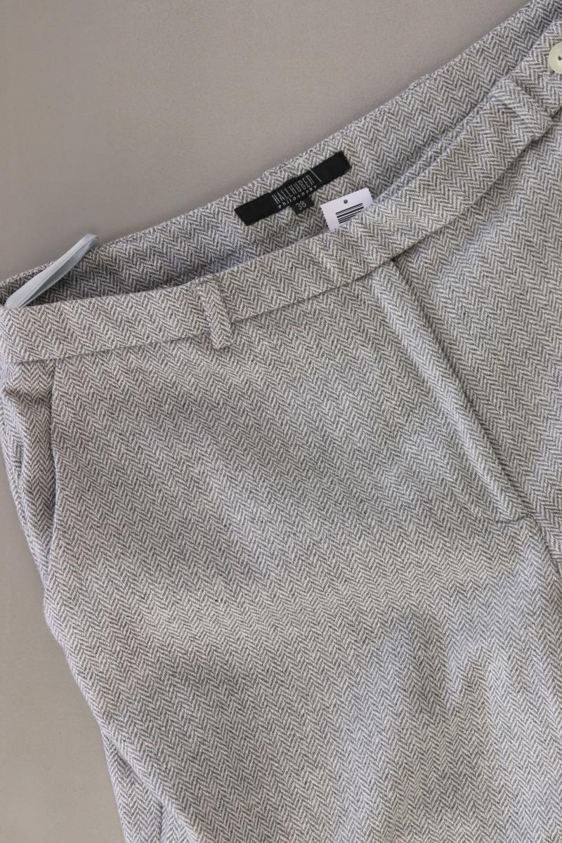 Hallhuber Wollhose Gr. 38 Vintage grau