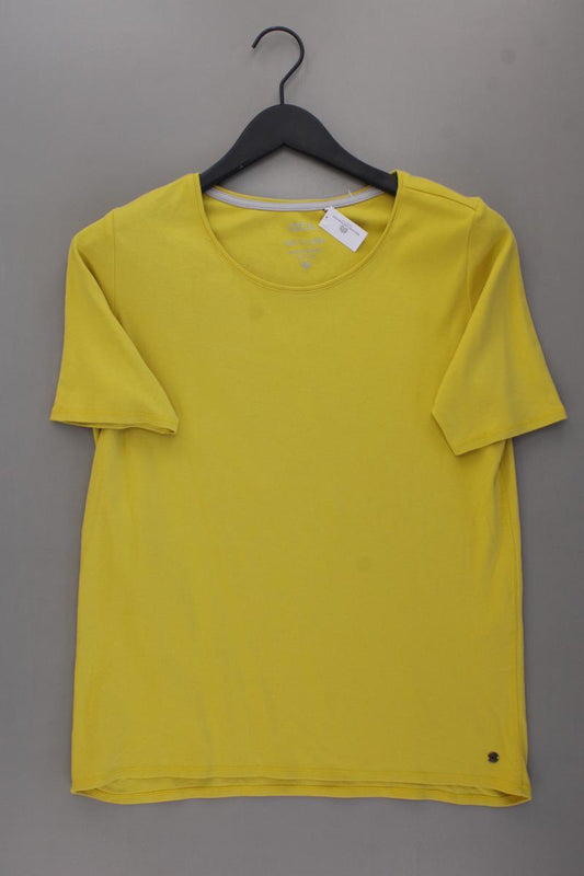 Cecil T-Shirt Gr. L Kurzarm gelb aus Baumwolle