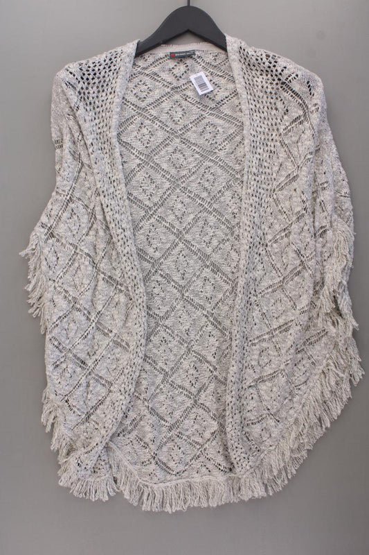 Street One Strickjacke Gr. 34 Kurzarm grau