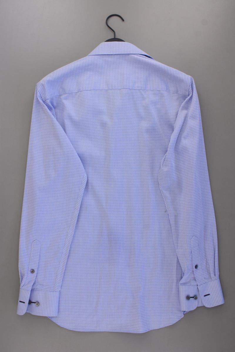 Martinique Langarmhemd für Herren Gr. Hemdgröße 42 geometrisches Muster blau