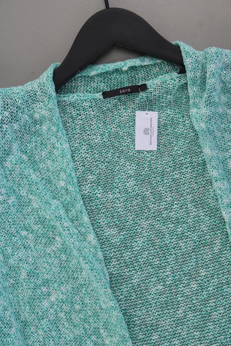 Zero Strickjacke Gr. 40 Langarm türkis