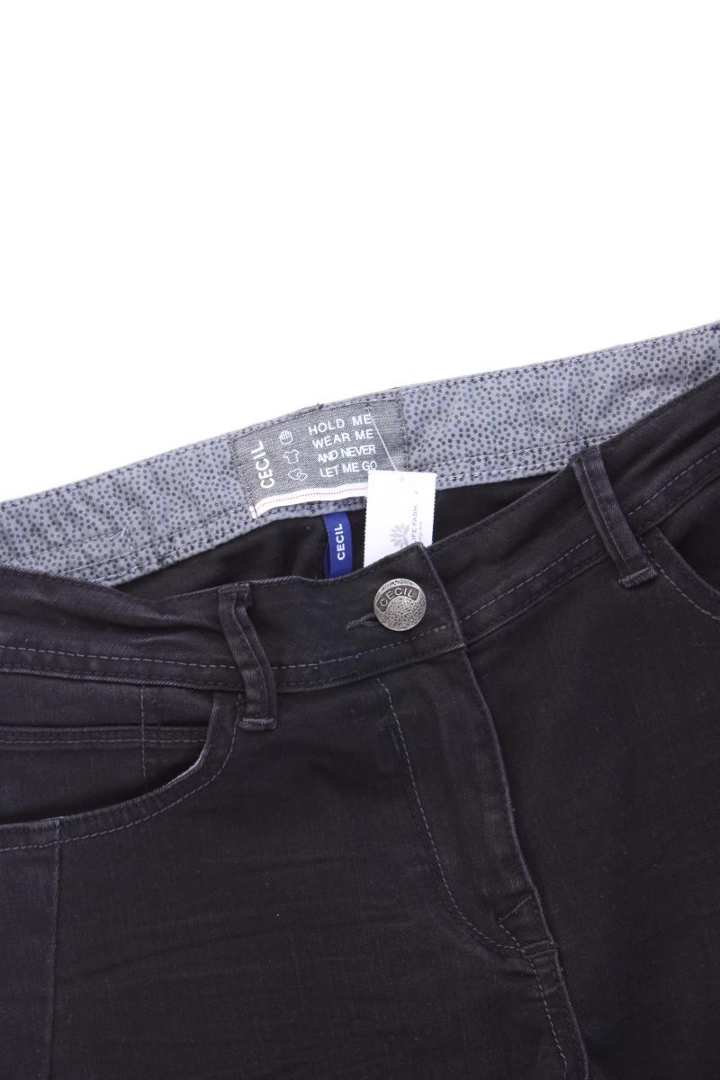 Cecil Straight Jeans Gr. W28 grau