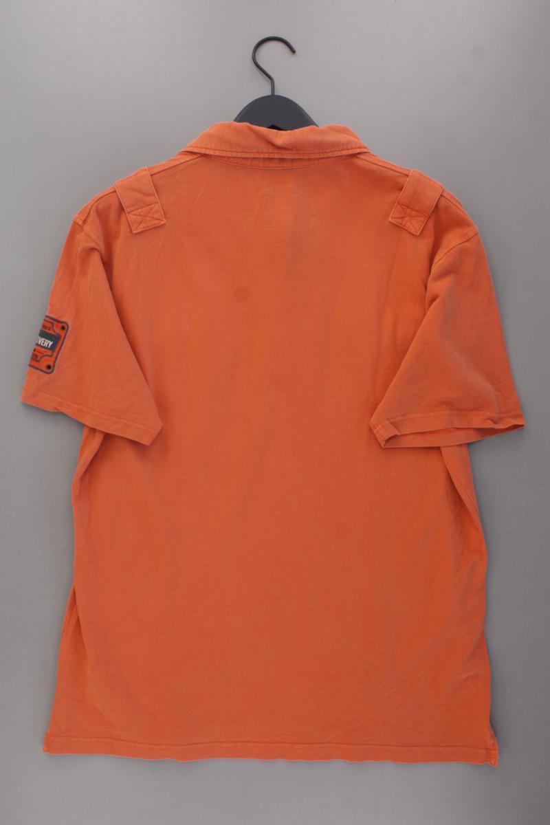 Engbers Poloshirt für Herren Gr. XL Kurzarm orange aus Baumwolle
