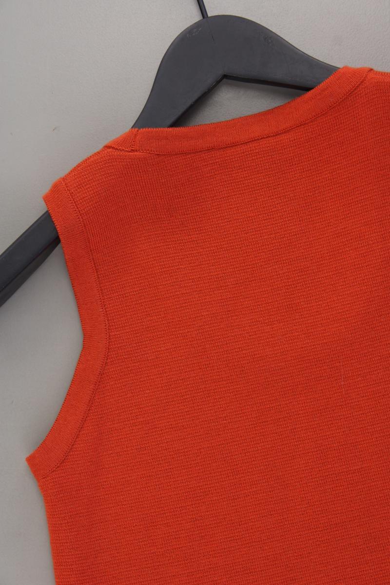 Mango Strickkleid Gr. XS Träger orange