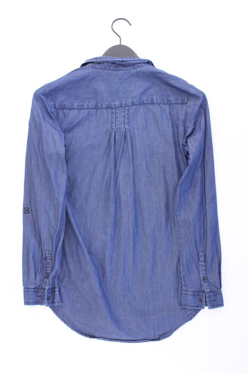 Esprit Langarmbluse Gr. 34 blau