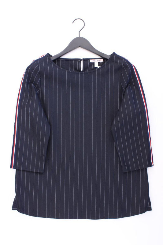 Alba Moda Ringelshirt Gr. 44 gestreift 3/4 Ärmel blau aus Viskose