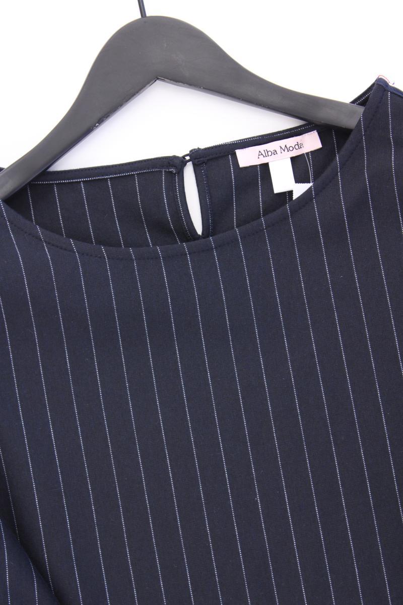 Alba Moda Ringelshirt Gr. 44 gestreift 3/4 Ärmel blau aus Viskose
