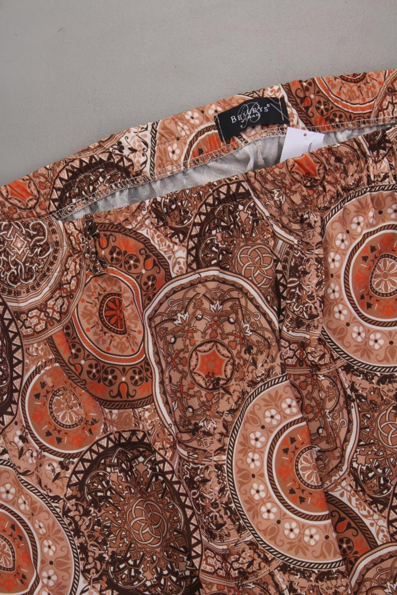 Bexley's Stoffhose Gr. Kurzgröße 24 geometrisches Muster neuwertig orange