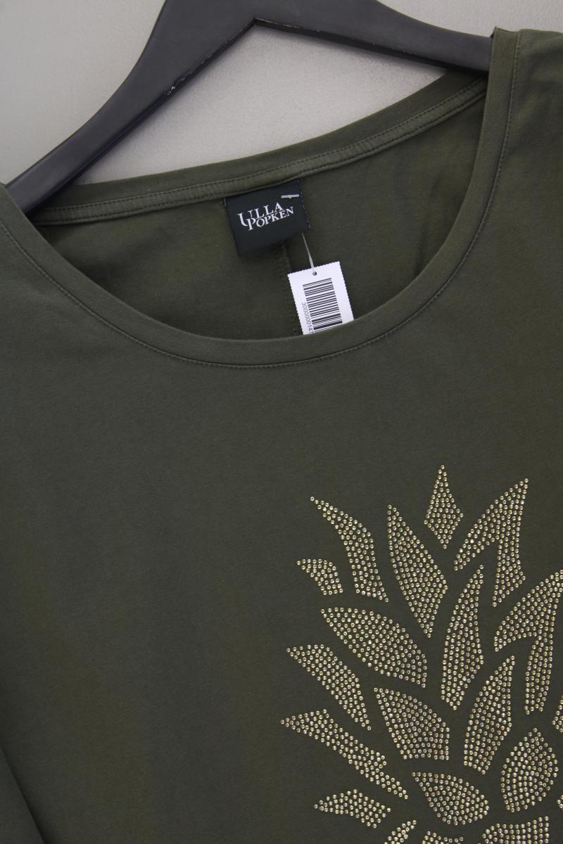 Ulla Popken T-Shirt Gr. 58/60 Kurzarm olivgrün