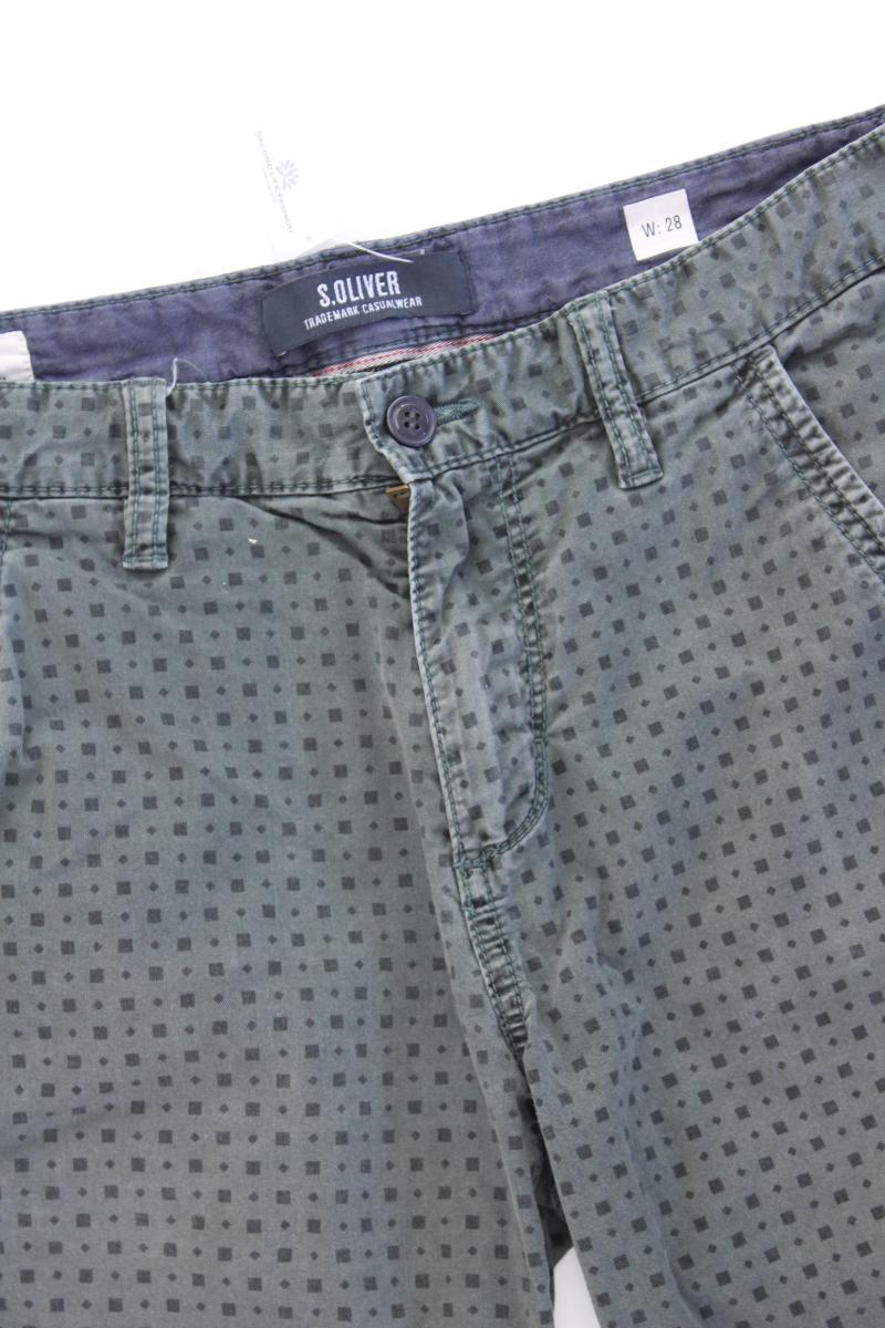 s.Oliver Chino Shorts für Herren Gr. W28 olivgrün