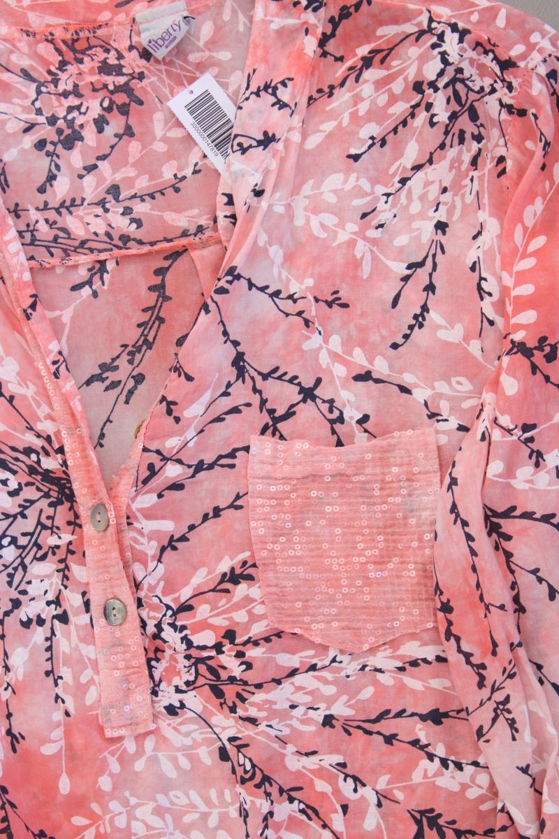 Liberty Classic Bluse Gr. L 3/4 Ärmel orange aus Viskose