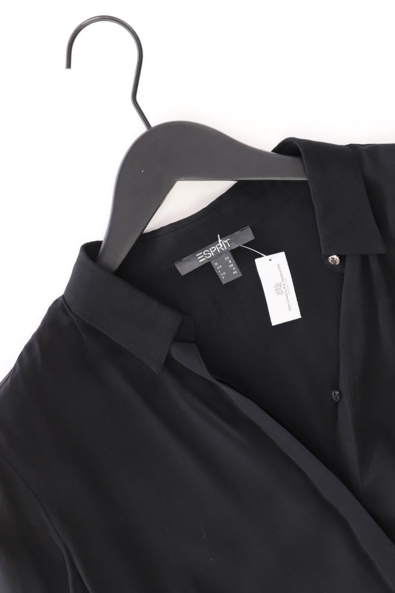 Esprit Langarmbluse Gr. 34 schwarz aus Polyester
