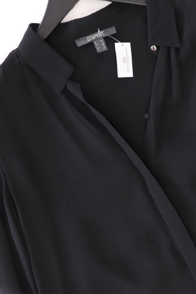 Esprit Langarmbluse Gr. 34 schwarz aus Polyester