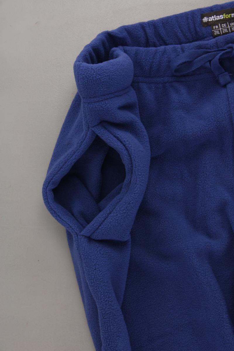Atlas For Men Fleecehose für Herren Gr. XXL neuwertig blau aus Polyester