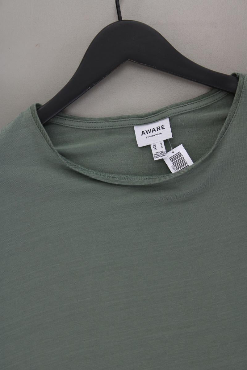 Aware by Vero Moda Shirt Gr. S Kurzarm grün