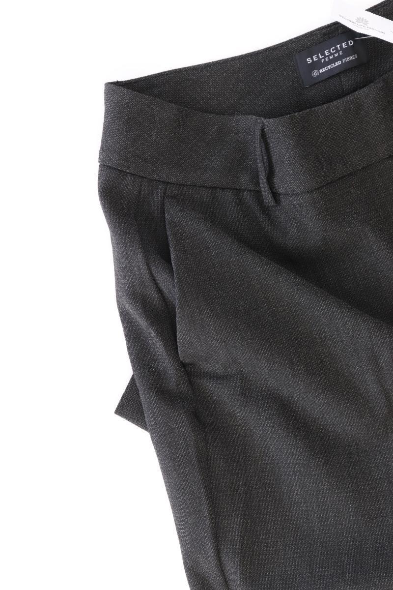 Selected Femme Stoffhose Gr. 40 grau aus Baumwolle