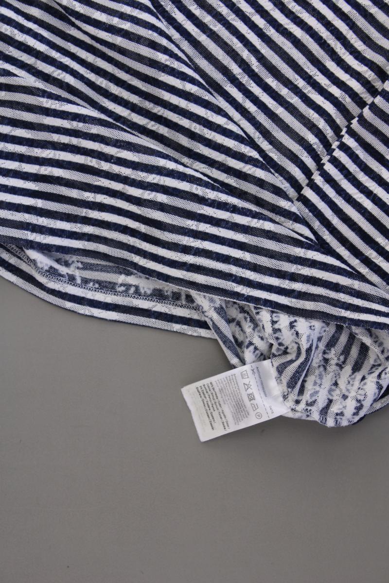 Street One Ringelshirt Gr. 38 gestreift 3/4 Ärmel blau aus Baumwolle